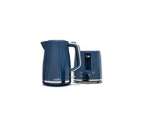 Cello Aria Nocturn Blue 2 Slot Toaster & Kettle