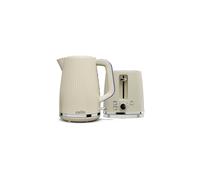 Cello Aria Vanilla Cream 2 Slot Toaster & Kettle