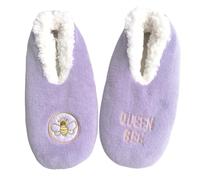 Cello Baffies Light Queen Bee Slippers - Small. Soft & Fluffy Women's Slippers, Warm House Slippers for Women (Queen Bee, UK Footwear Size System, Adult, Women, Alpha, Medium, Medium)