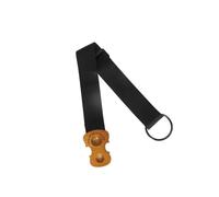 Cello Bass Endpin Accessory Double Recess Stopper, Sponge Back Wood Floor, Loop Strap Fixing for Chair Legs Stage Setup Recital Preparation Upright Bass Endpin Holder Cello Stop Double Hole Tailpin