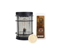Cello Black Crackle Edison Electric Melt Burner With Spiced Citrus Wax Medallion Home Fragrance Room Décor