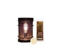 Cello Black Smoke Edison Electric Melt Burner With Spiced Citrus Wax Medallion Home Fragrance Room Décor