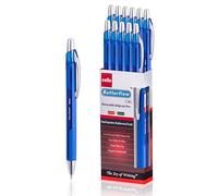 Cello Blue Retractable Ballpoint Pen | MediumTip | Ergonomic Handle - (0.8 mm)| Blue Pen 24 Pcs