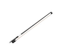 cello bow,4/4 Cello Violoncello Bow Well Balanced Carbon Fiber Round Stick Ebony Frog White Horsehair Cello Parts Accessories
