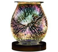 Cello Butterfly 3D Touch Electric Melt Burner - Electric Air Diffuser, Fragrance Wax Melt & Essential Oil Heater, New Home Gift, Room Decor, Bedroom Aromatherapy, Office Accessory, Touch Light Present