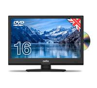 Cello C1620FS 16 inch Full HD LED TV built in DVD Freeview HD Built in satellite receiver with HDMI and USB for recording from Live TV, Made In The UK