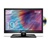 Cello C1920FS 19 inch LED Digital TV Built-in DVD Freeview HD Built in satellite receiver with HDMI and USB for recording from Live TV, Great to fit in small spaces Made In The UK, BLACK