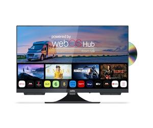 Cello C2224WSF 12 Volt 22 inch Traveller Smart Frameless TV/DVD Pitch Perfect Speakers Ultrafast WebOS, Freeview Play, Bluetooth, Netflix, Small TV for Motorhomes & Boats UK Made