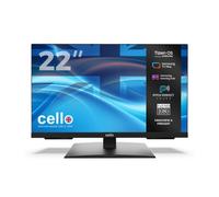 Cello C2226TZH 22" Tizen OS Smart Frameless Led TV, 240V, By Samsung, Freeview & FreeSat, Gaming Hub, Pitch Perfect Speakers, UK Made, Ideal for Kitchen, Bedroom or Small Spaces