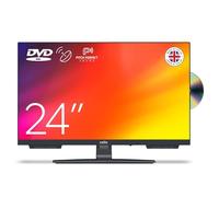 Cello C2424F 24 inch Full HD LED TV Built-in DVD Player Freeview Frameless HD Satellite Receiver Pitch Perfect Speakers Record with USB. DVD Player Perfect for Your Kitchen. UK Made