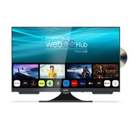 Cello C2425WSF 12 Volt 24 inch Traveller Smart Frameless TV/DVD "Pitch Perfect" Speakers Ultrafast WebOS, Freeview Play, FreeSat, Bluetooth, Netflix