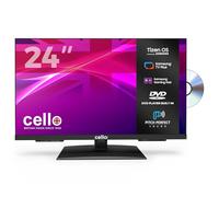 Cello C2426TZF 24-inch Tizen OS Smart LED TV/DVD, By Samsung, Gaming Hub, Pitch Perfect Speakers, Netflix, Bluetooth, UK Made, Ideal for Kitchen, Bedroom & Small Spaces
