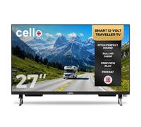 Cello C2725WS 27 inch 12V Smart Traveller TV with WebOS, Freeview Play, Perfect Pitch Sound, Ideal for Caravans & Motorhomes, Made in the UK - 2025 Model