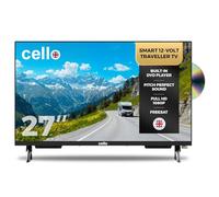 Cello C2725WSF-TRAV 27 inch Full HD Smart LED 12 Volt Traveller TV with Built-in DVD Player, Black