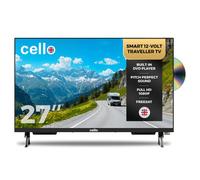 Cello C2725WSF-TRAV 27 inch Full HD Smart LED 12 Volt Traveller TV with Built-in DVD Player, Black