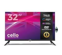 Cello C3226TZF Frameless 32" HD Smart TV with DVD, Tizen OS, Cloud Gaming, Bluetooth, HDMI, USB, Wi-Fi, UK Made, 2026