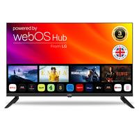 Cello Frameless 32 inch Smart LED TV Ultrafast WebOS with Freeview and Freesat HD Netflix Prime Video Bluetooth 3 HDMI USB Made in the UK Ideal for Bedrooms, Model 2024