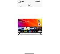 Cello CS32WS01H 32? inch Smart WebOS HD Ready TV with Freeview Play FreeSat, Bluetooth. Disney+, Netflix, Apple TV+, Prime Video, BBC iPlayer. Made in