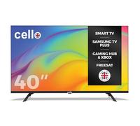 Cello C4025TZ Frameless 40 inch Full HD Large Smart TV Powered by Samsung Tizen Operating System Cloud Gaming without Console - Bluetooth, HDMI, USB & Wi-Fi Connectivity - 2025 Model Made in UK