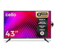 Cello C4324WSF LED 43 inch Smart TV and DVD Freesat HD Built in, Smart Ultrafast WebOS Freeview Kids Bedroom TV, Netflix, Apple TV, Bluetooth, UK Made