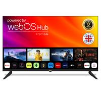 Cello Frameless LED 43 inch Smart TV, Freesat HD Built in, Smart Ultrafast WebOS Freeview Kids Bedroom TV, Netflix, Apple TV, Bluetooth, Disney+, Prime Video, 3 HDMI & USB, Made in UK