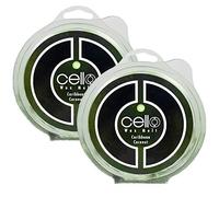 Cello Caribbean Coconut Wax Melts Duo Pack - Strong Scented for Electric Melt and Oil Burners - Home Fragrance Gifts
