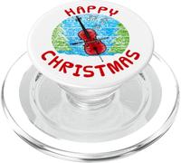 Cello Christmas Cellist String Musician Music Teacher PopSockets PopGrip for MagSafe