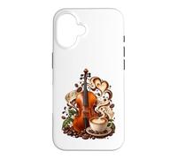 Cello & Coffee Cellist Coffee Lover Classical Music Case for iPhone 16