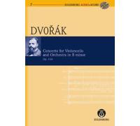 Cello Concerto Antonín Dvořák Studyscore and CD Orchestra and Cello Ernst Eulenb