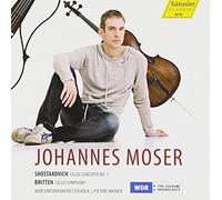 Cello Concerto No.1/Cello Symphony by Johannes Moser (2012-01-31)