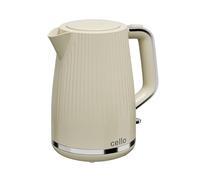 Cello Cream 1.7L 3000W Electric Rapid Boil Kettle with 360° Base, Electric Tea Kettle for Boiling water with Automatic Shutoff, Cordless, Illuminated Switch, Concealed Element & Washable Filter