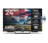 Cello CTrav-24TZF 24 inch HD Ready Smart LED 12 Volt Traveller TV with Built-in DVD Player