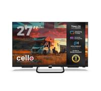 Cello CTRAV-27TZ 27" Smart 12V Traveller TV with Tizen OS by Samsung, Built-in Satellite, Gaming Hub, Pitch Perfect Speakers, Bluetooth, Netflix, UK Made, Ideal for Motorhomes, HGVs & Boats