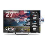 Cello Ctrav- 27TZF 27" Tizen OS Smart Frameless Led, 12V Traveller TV/DVD, By Samsung, Pitch Perfect Speakers, Bluetooth, HDMI, USB, UK Made, Small TV for Motorhomes, HGVs & Boats