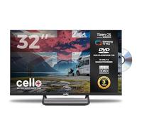 Cello CTRAV-32TZF 32" Smart LED 12V TV/DVD, Tizen OS by Samsung, 3 Years Warranty, Pitch Perfect Speakers, Netflix, Prime Video, Bluetooth, UK Made, 2026