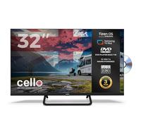 Cello Ctrav -32TZF 32" Tizen OS Smart LED 12V Traveller TV/DVD, By Samsung, 3 Years Warranty, Pitch Perfect Speakers, Netflix, Prime Video, Bluetooth, UK Made, Ideal for Motorhomes