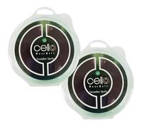 Cello Cucumber Spritz Wax Melts Duo Pack - Strong Scented Wax Melts for Electric Burners