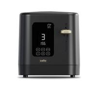 Cello TR185 Digital 2 Slice Toaster Touch Control 800w Wide Slots Bagel Function
