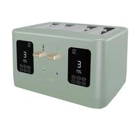 Cello Digital 4 Slice Toaster with Toast Timer, 1600W, Digital Control Panel, Wide Slot, 7 Browning Levels, Auto Stop