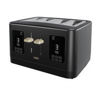 Cello Digital 4 Slice Toaster with Toast Timer, 1600W, Digital Control Panel, Wide Slot, 7 Browning Levels, Auto Stop