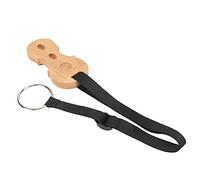 Cello End Pin Stopper, Cello AntiSlip Strap O Ring Holder Wood Fixing Plate Musical Instrument Endpins Accessories, Solid Wood Anchor Rest for Cello Anti Slip (Wood)