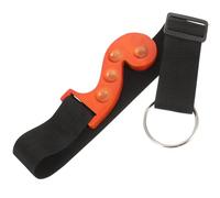 Cello Endpin Nonslip Stop Holder with Adjustable Straps Black