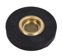 Cello Endpin Stand Holder, Cello Mat Floor Protector Brass Cup Rubber Base Cellist Practice Performance