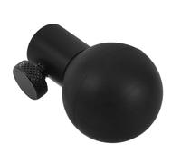 Cello Endpin Stopper Rubber Floor Protector with Anti-slip Base | Black Silicone Plastic Construction, Double-layer Rubber Tip Clamp, Compact Lightweight Support for Studios, Classrooms