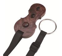 Cello EndPin Stopper, Solid Wood Non-Skid Spike Floor Protector for Cello 3 Holes Holder (Black Walnut)