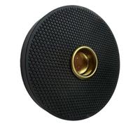 Cello Endpin Traction Mat with Slip Resistant Floor Saver for Rehearsals | Rubber Pad with Metal Part, Fits Most Standard Endpins, Black Finish, Quick Setup for Studio Solos