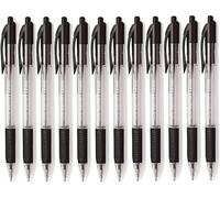 Cello Extra Comfort Grip Ballpoint Pens Medium Point Retractable Ballpoint Pens - (1.0 mm), Pack of 48, Black Pen