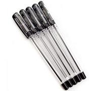 Cello Finegrip Black Pen Soft & Smooth Fine Writing 0.7 mm Soft Tip With Elastic Grip (10 Ball Point Pens Bundle with TeaLegacy Free Sampler) School & College Exam Time Series Low Pressure High Volume