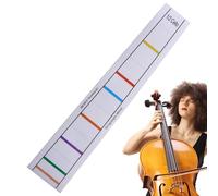 Cello Finger Position Indicator | Keyboard Sticker, Key Markers - Cello Finger Guides Position Decal Label for Use for Principia