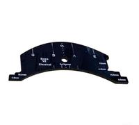 Cello for bridge Repair Tool Violin Double Bass Template Plastic Measuring Gauge for String Height Setup Multi-Size(Double Bass 1/2)